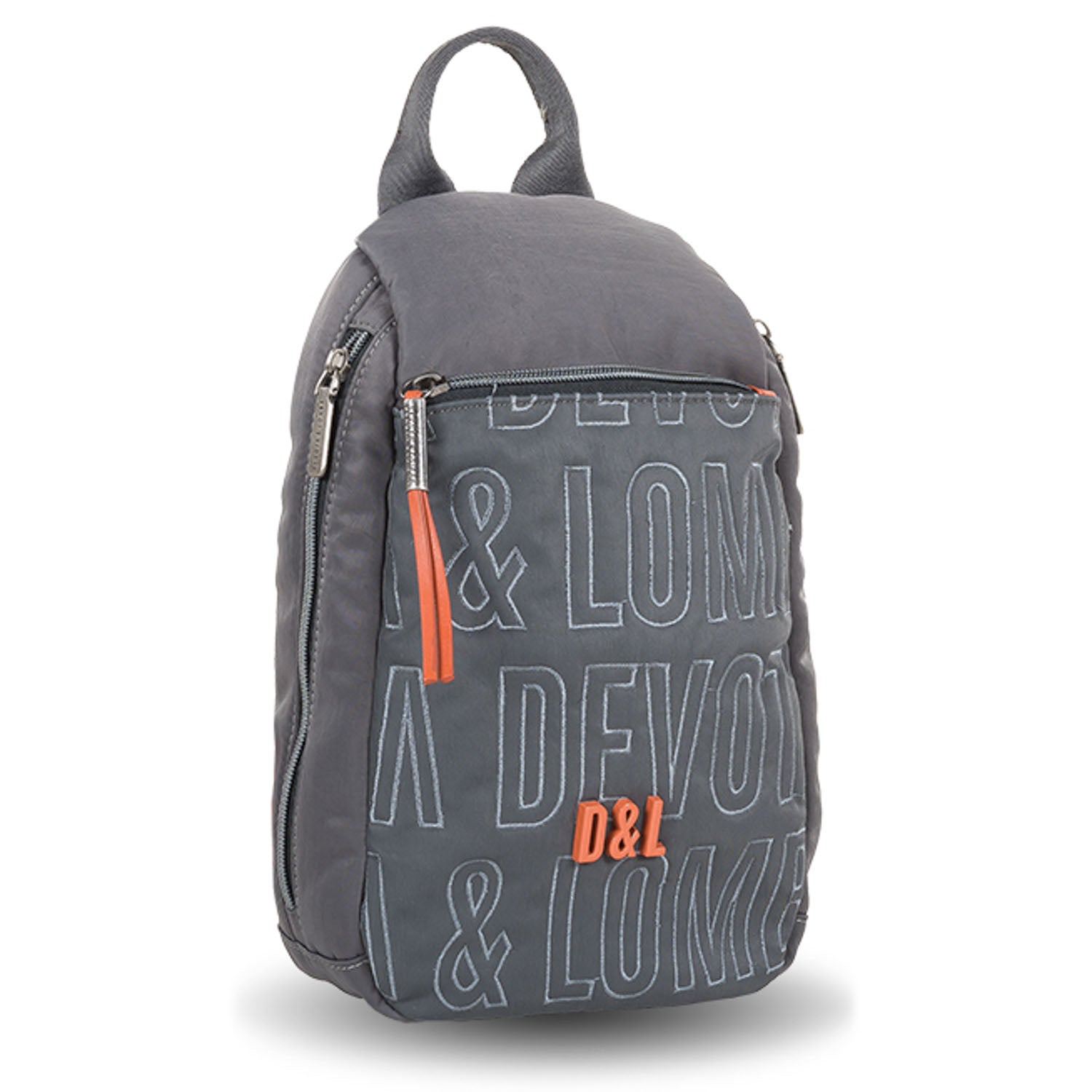 Mochila antirrobo Devota & Lomba Border Gris - KimondoShop