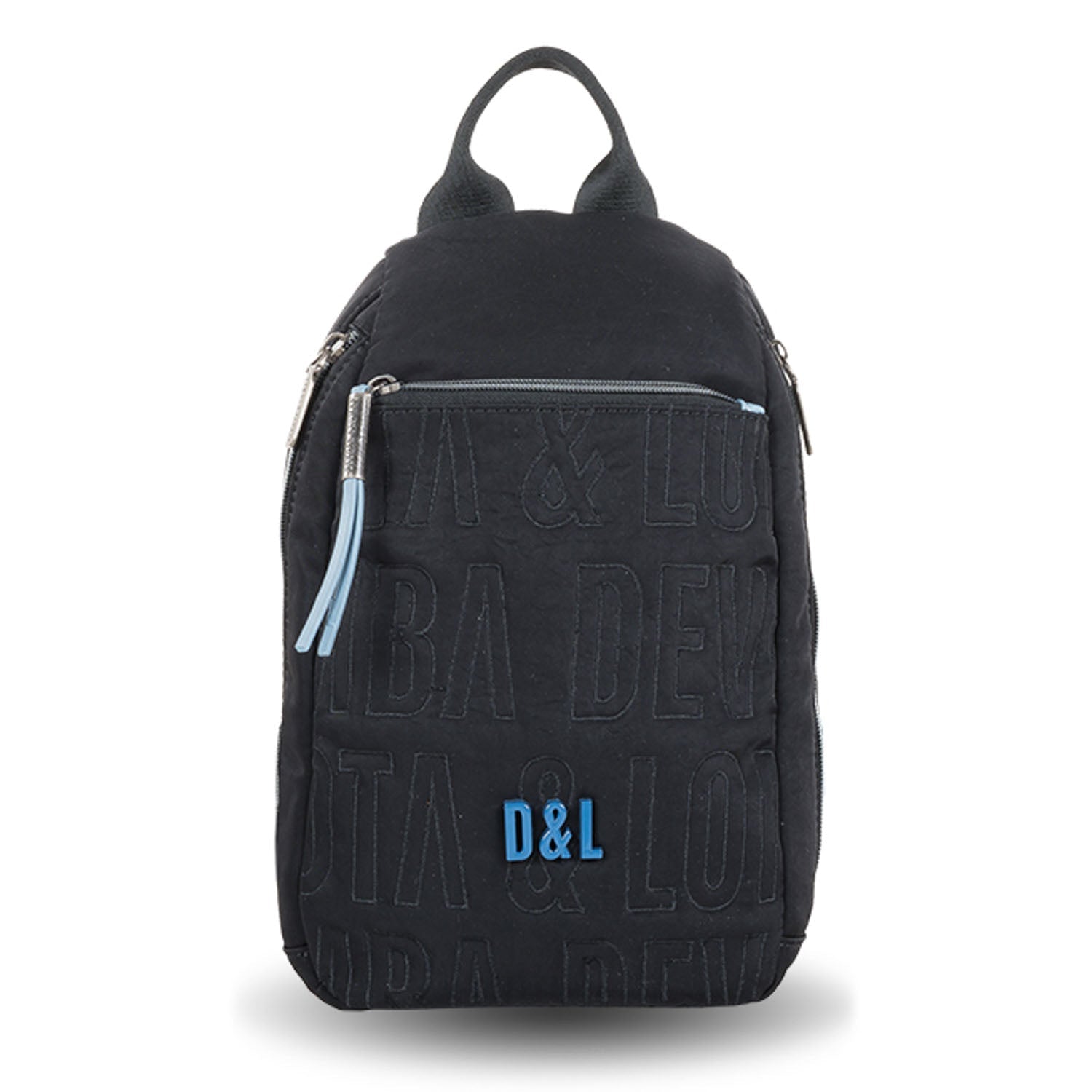 Mochila antirrobo Devota & Lomba Border Negro - KimondoShop