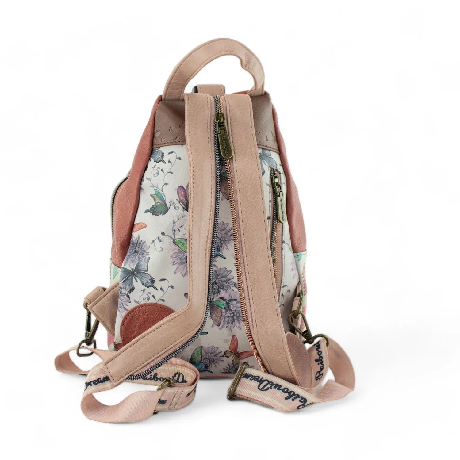 Mochila antirrobo Sweet Candy Rainbow Dreams Beige - KimondoShop