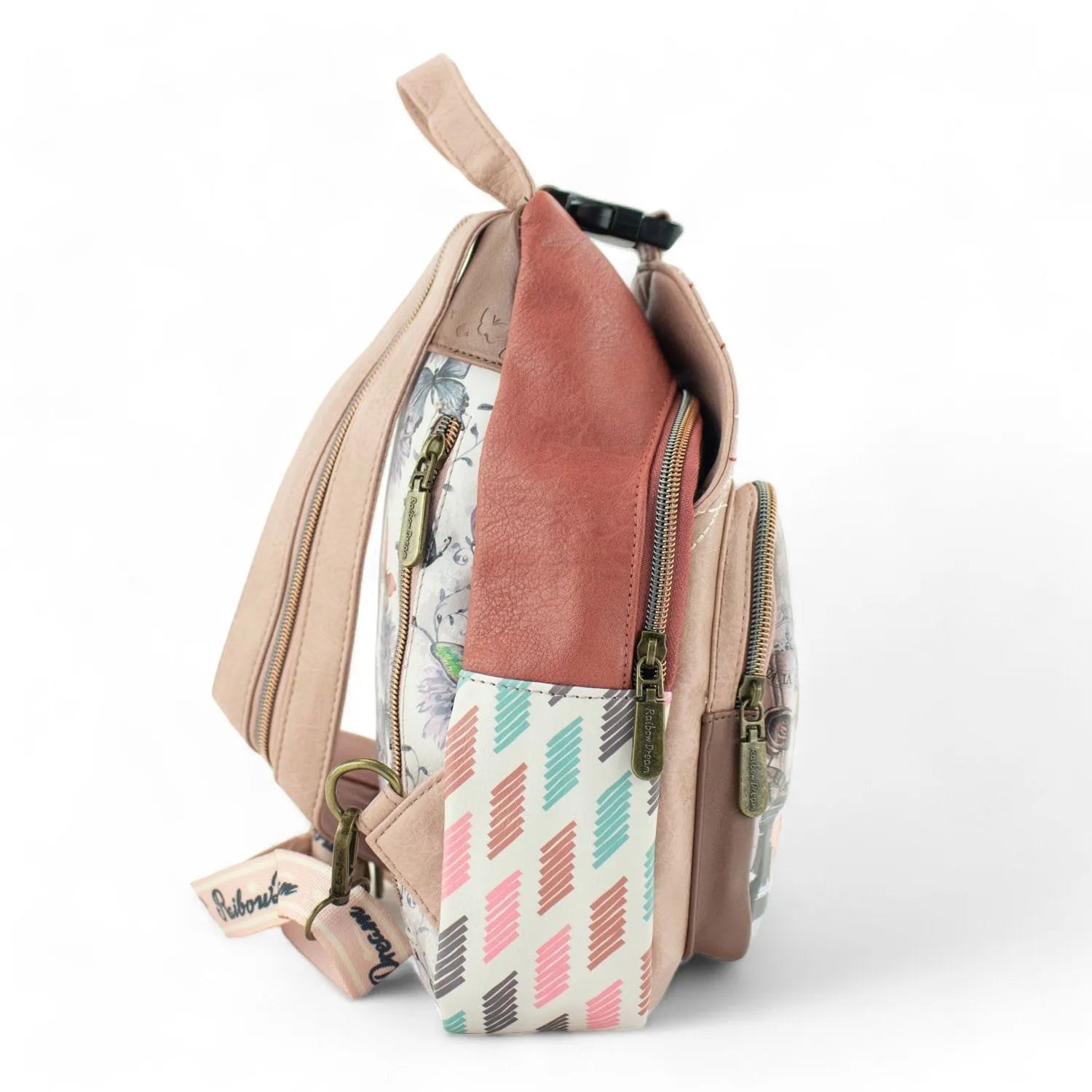 Mochila antirrobo Sweet Candy Rainbow Dreams Beige - KimondoShop