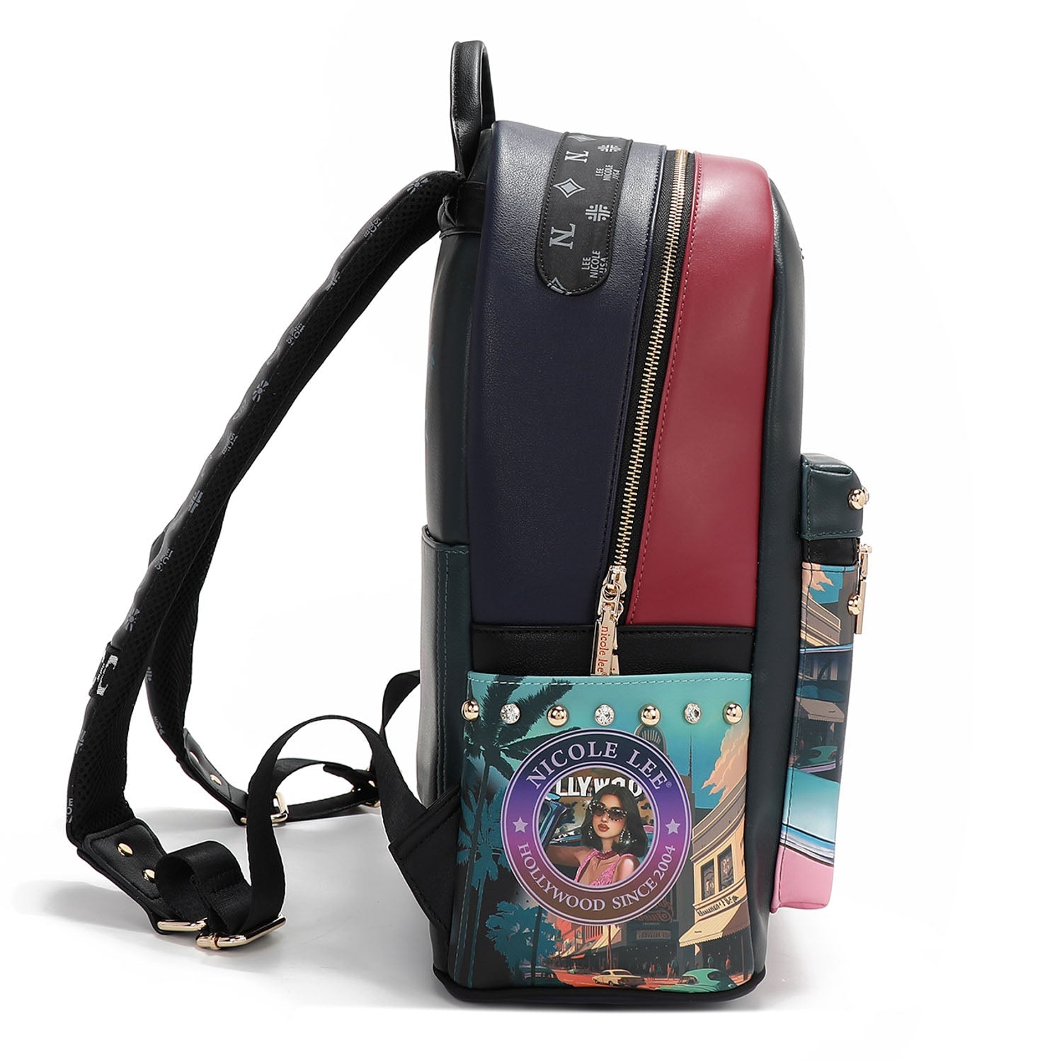 Mochila grande USB Nicole Lee Hollywood Drive - KimondoShop