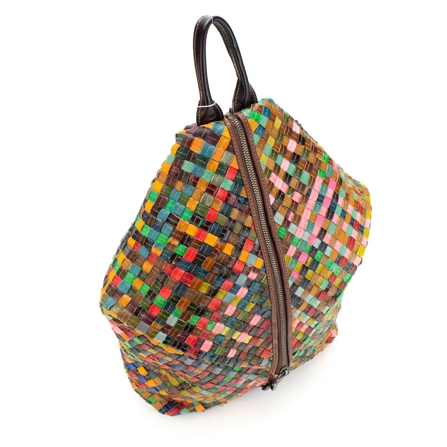 Mochila pera de Piel Pregato Mosaic - KimondoShop