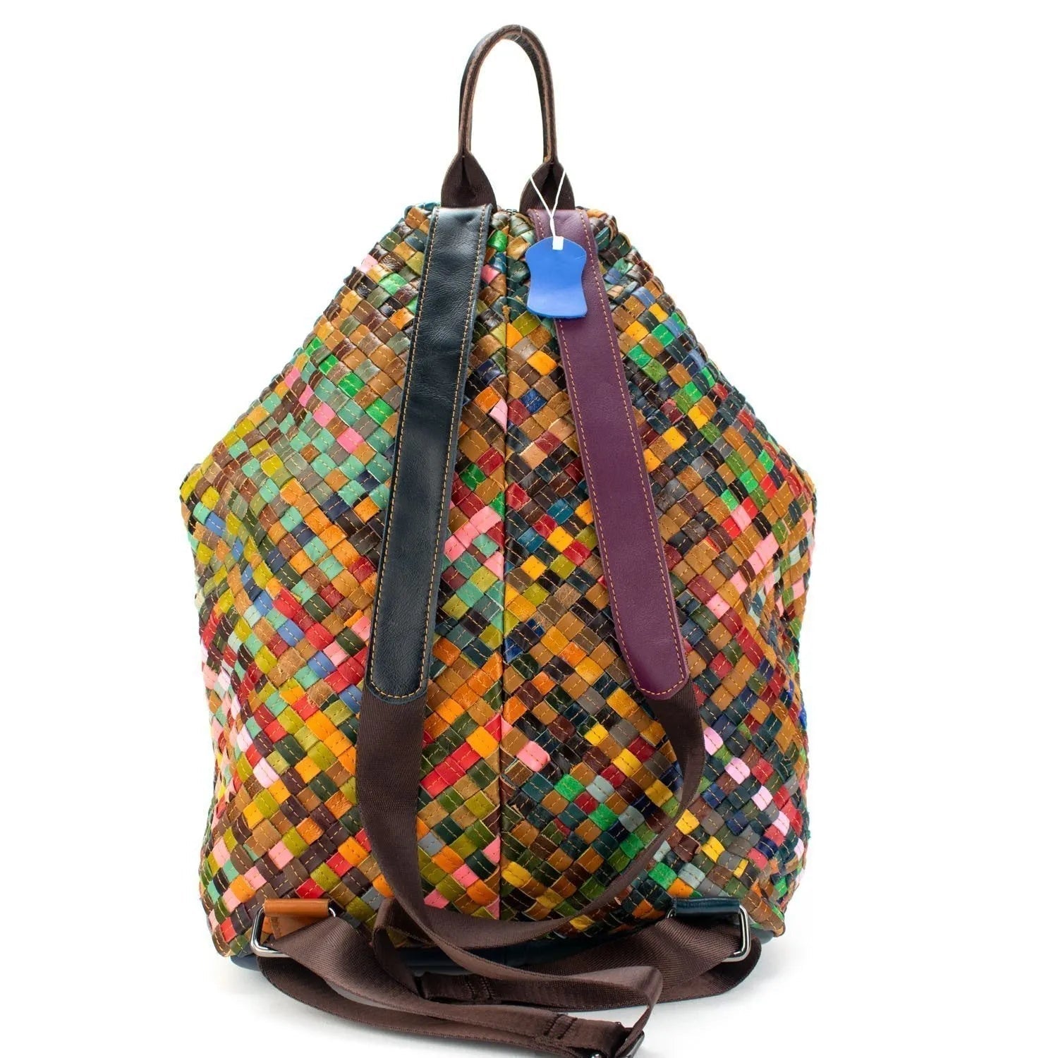 Mochila pera de Piel Pregato Mosaic - KimondoShop