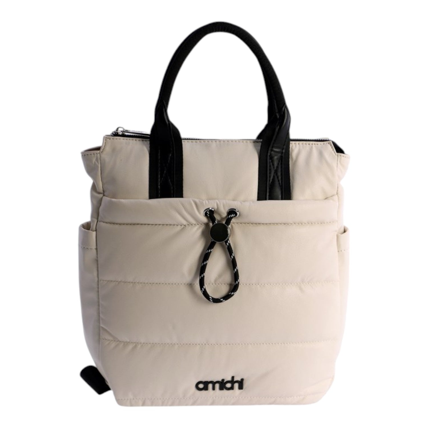 Mochila soft Amichi Drift Marfil - KimondoShop