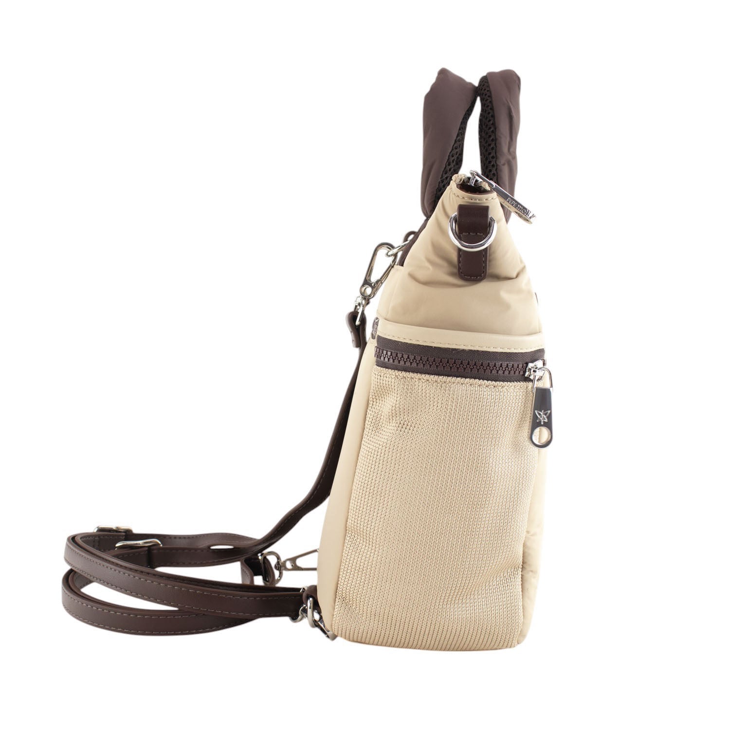 Mochila transformable Pepe Moll Bella Beige - KimondoShop