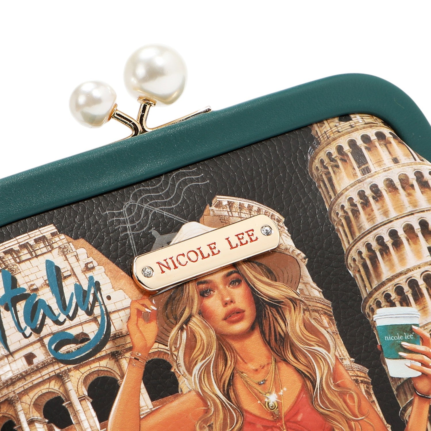 Monedero boquilla Nicole Lee Martha Travels Italy - KimondoShop