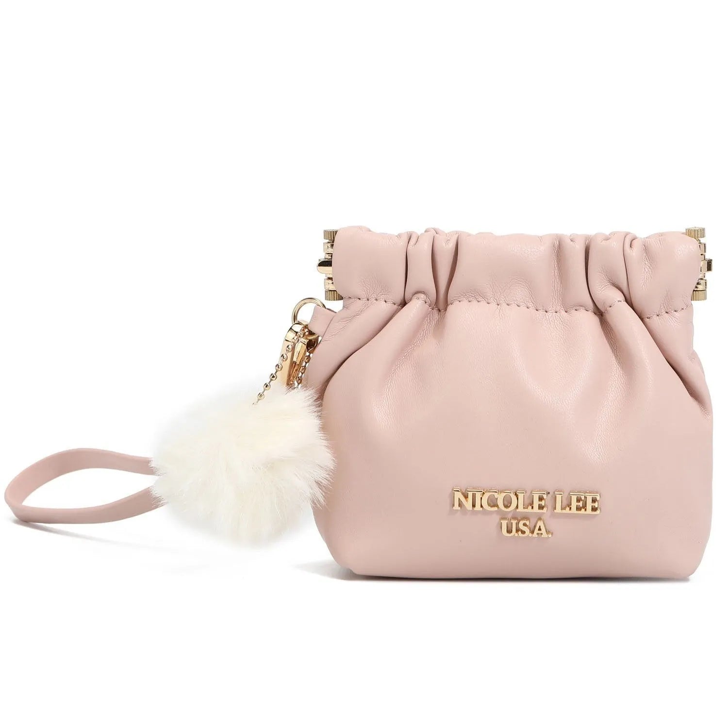 Monedero clutch pompón Nicole Lee - KimondoShop