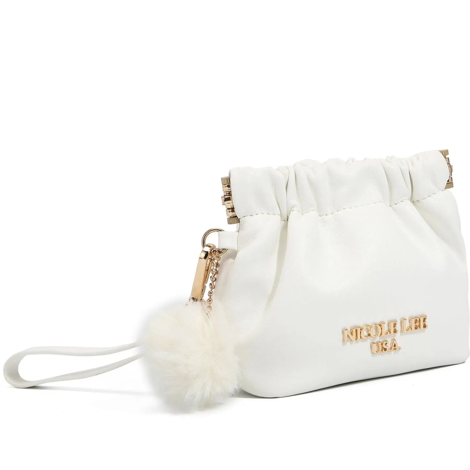 Monedero clutch pompón Nicole Lee - KimondoShop