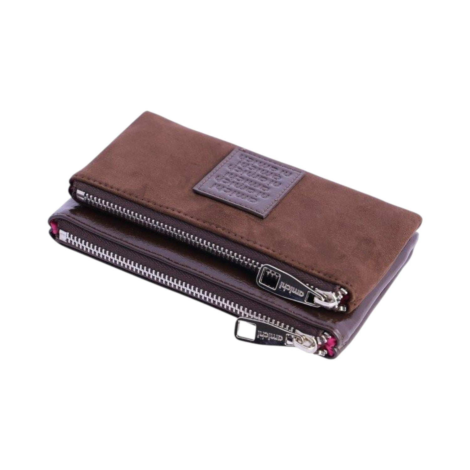 Monedero doble Amichi Aura Marrón - KimondoShop