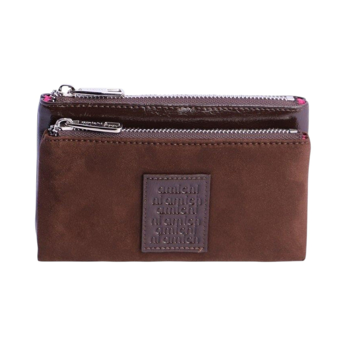 Monedero doble Amichi Aura Marrón - KimondoShop