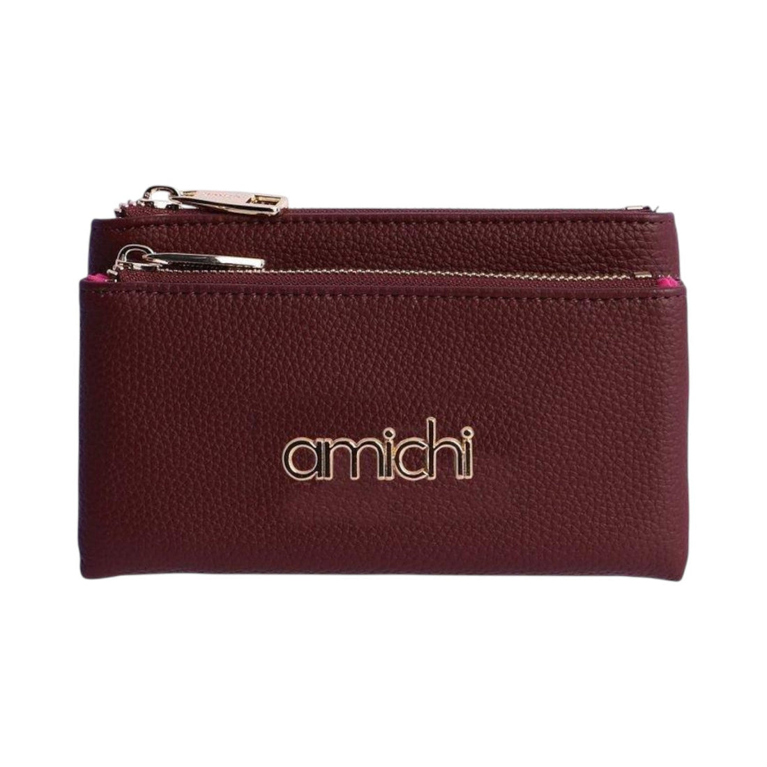 Monedero doble Amichi Calipso Burdeos - KimondoShop