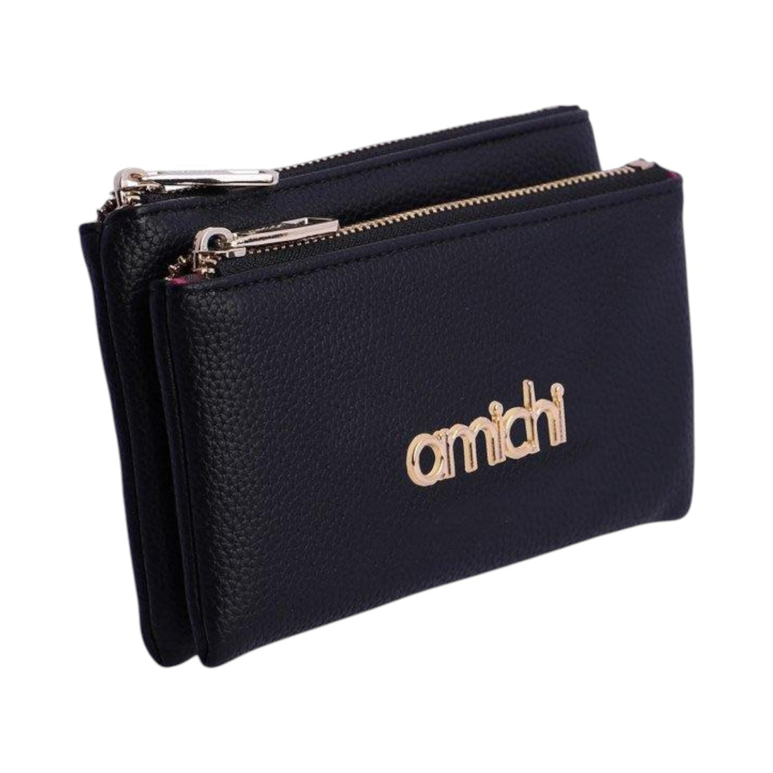 Monedero doble Amichi Calipso Negro - KimondoShop