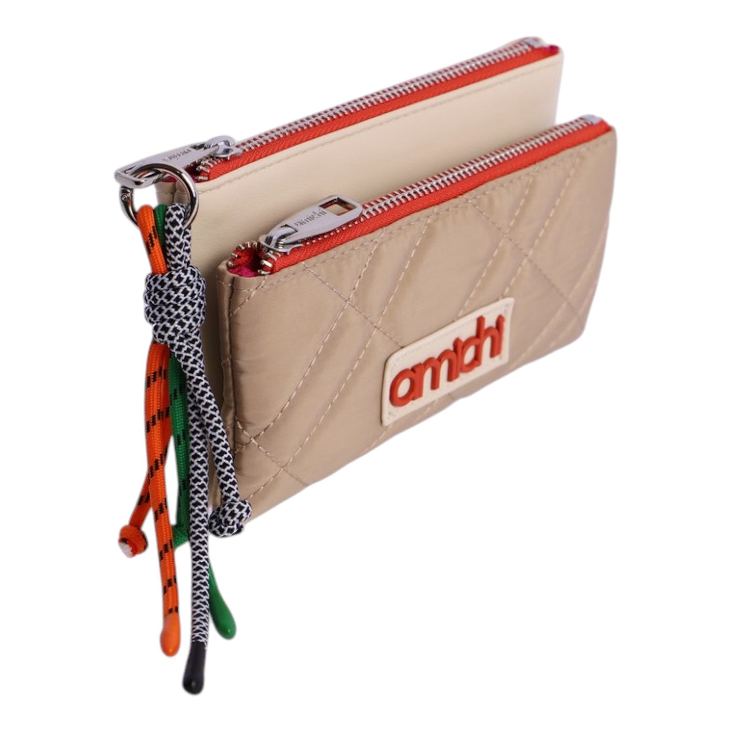 Monedero doble Amichi Verdant Beige - KimondoShop