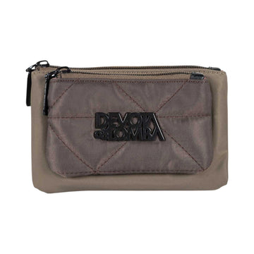 Monedero doble Devota & Lomba Frame Taupe - KimondoShop