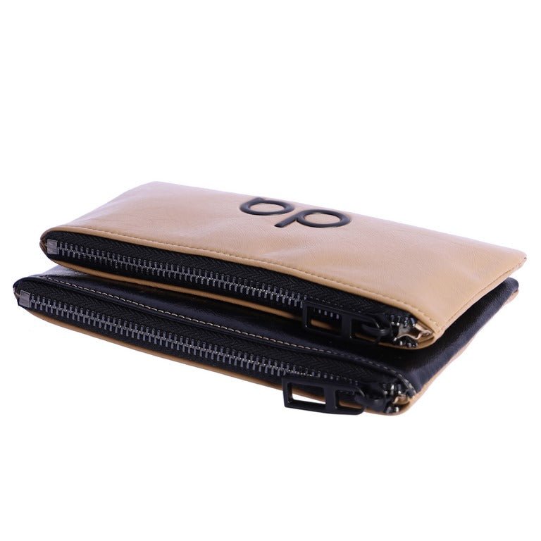 Monedero grande Don Algodon Quebec Camel - KimondoShop