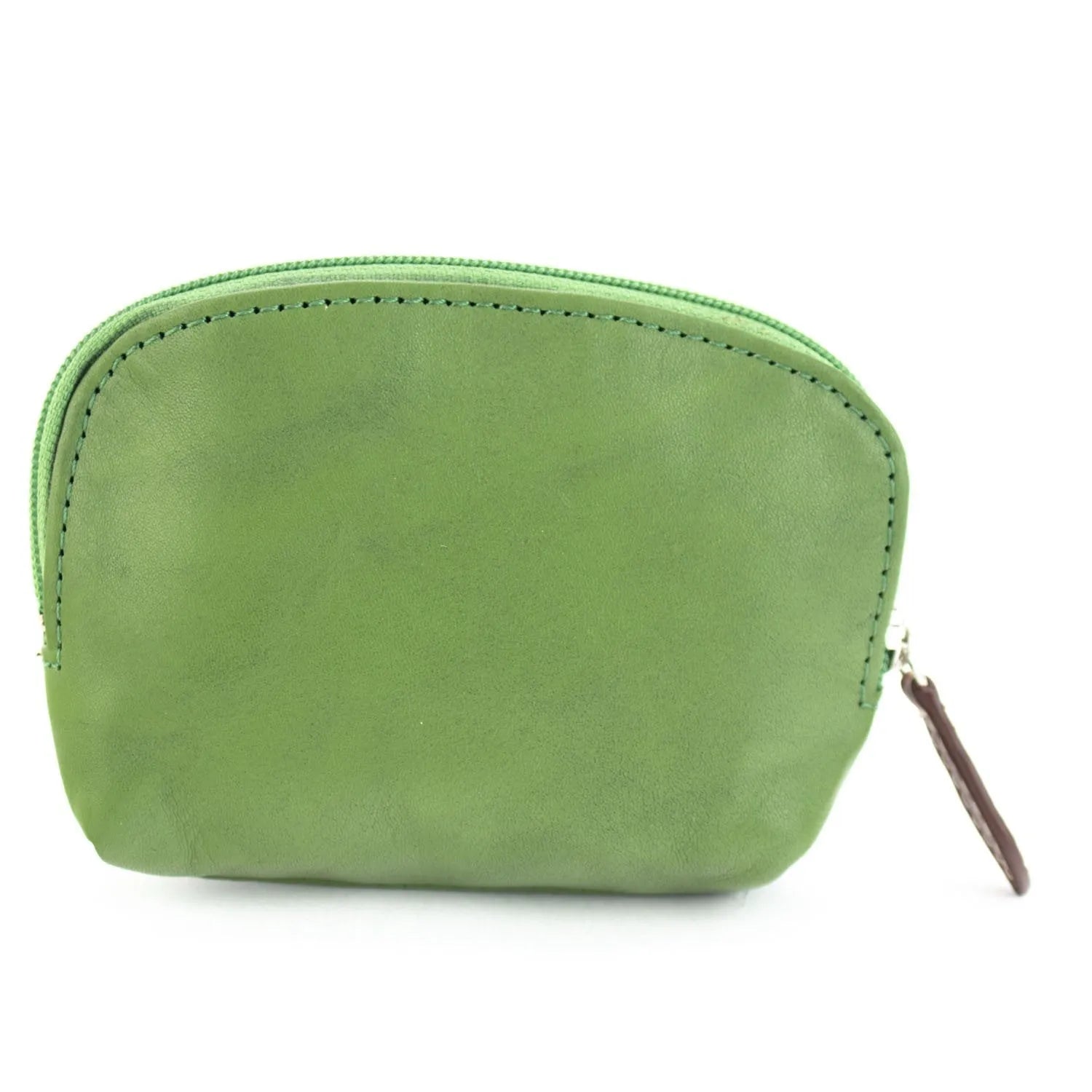 Monedero Piel Basics JL Piel Brida Verde - KimondoShop