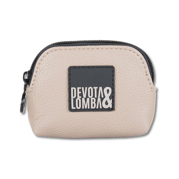 Monedero redondo Devota & Lomba Complex Taupe - KimondoShop