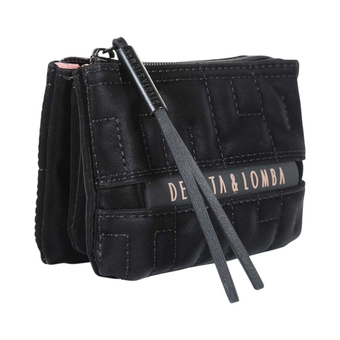Monedero triple Devota & Lomba Master Negro - KimondoShop
