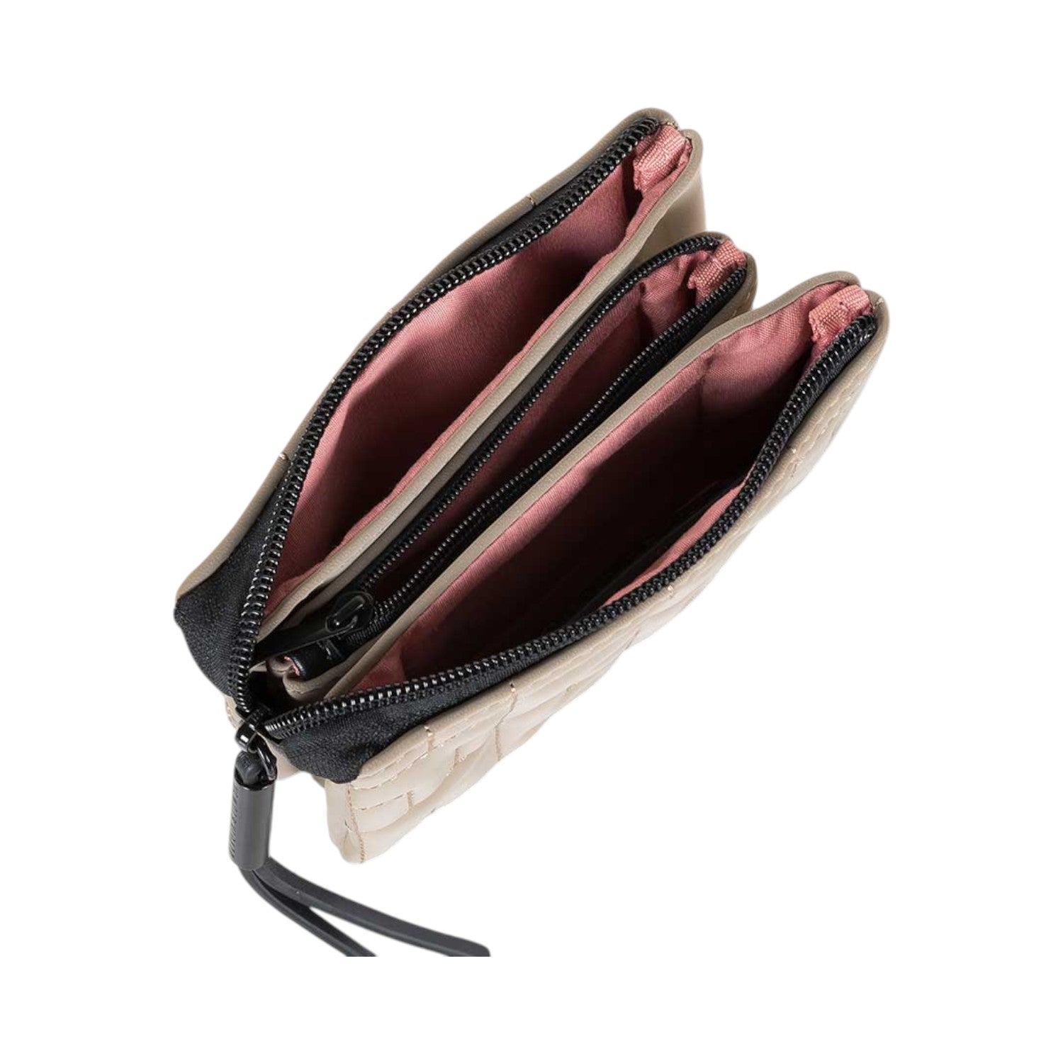 Monedero triple Devota & Lomba Master Taupe - KimondoShop