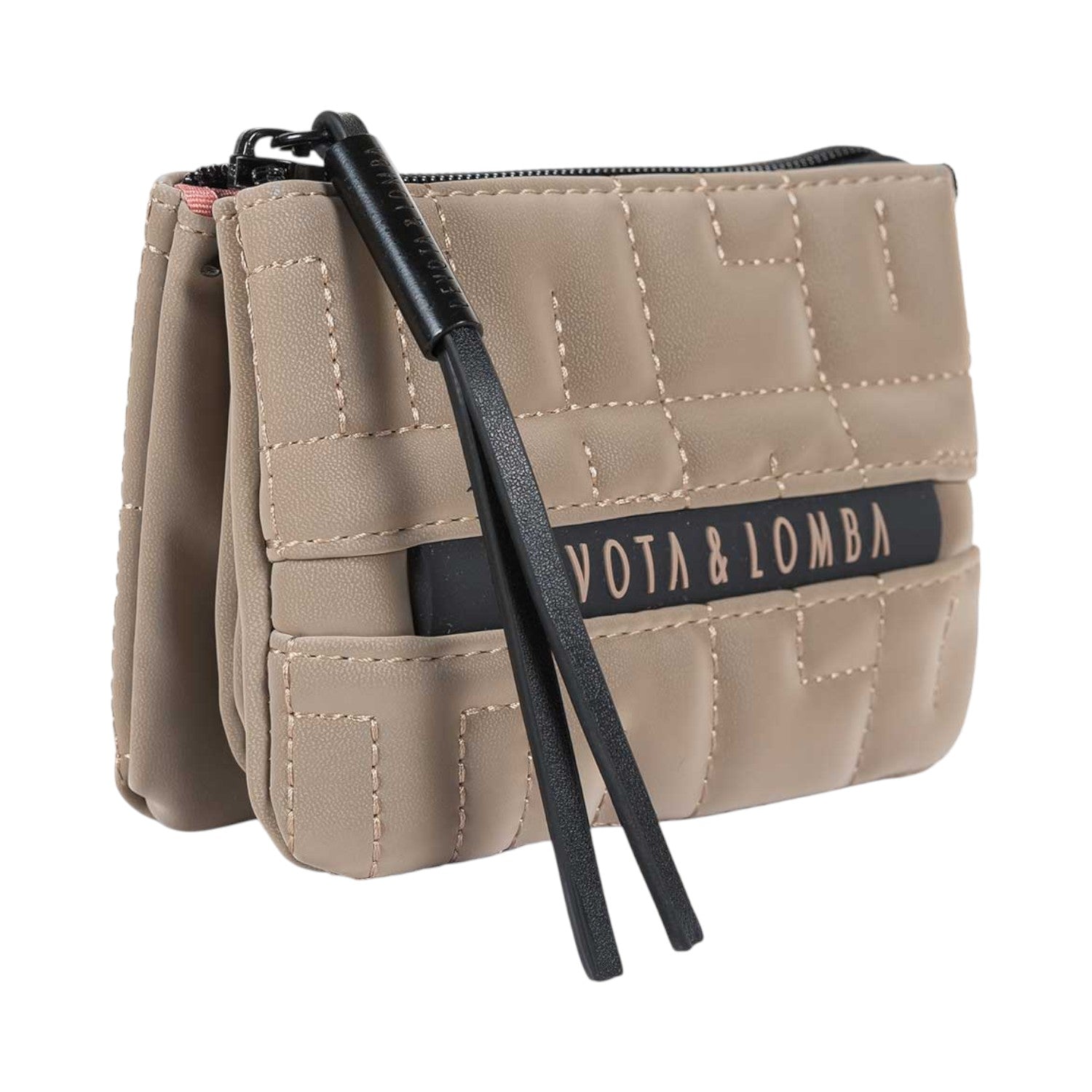 Monedero triple Devota & Lomba Master Taupe - KimondoShop