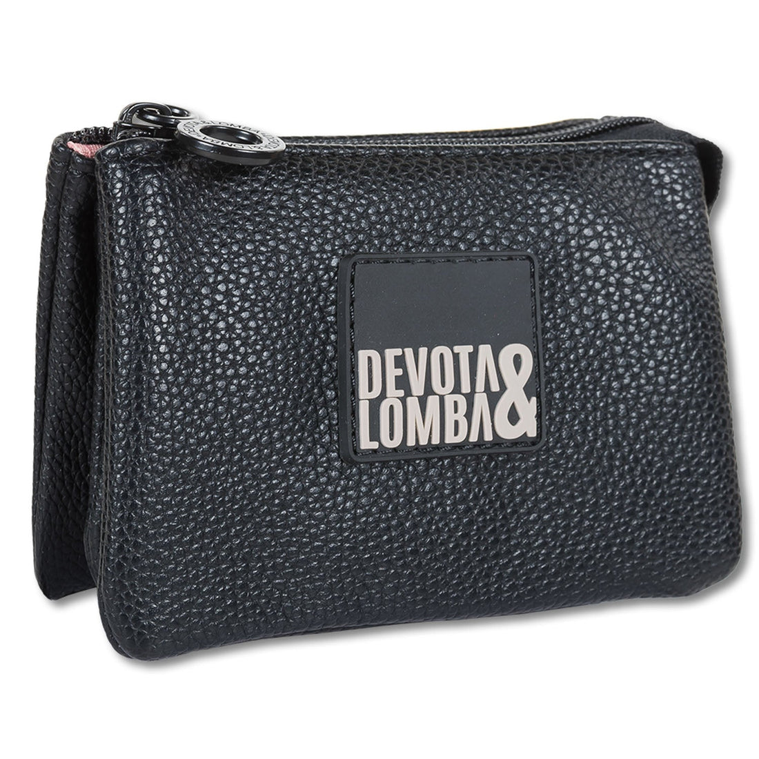 Monedero triple Devota & Lomba Negro - KimondoShop