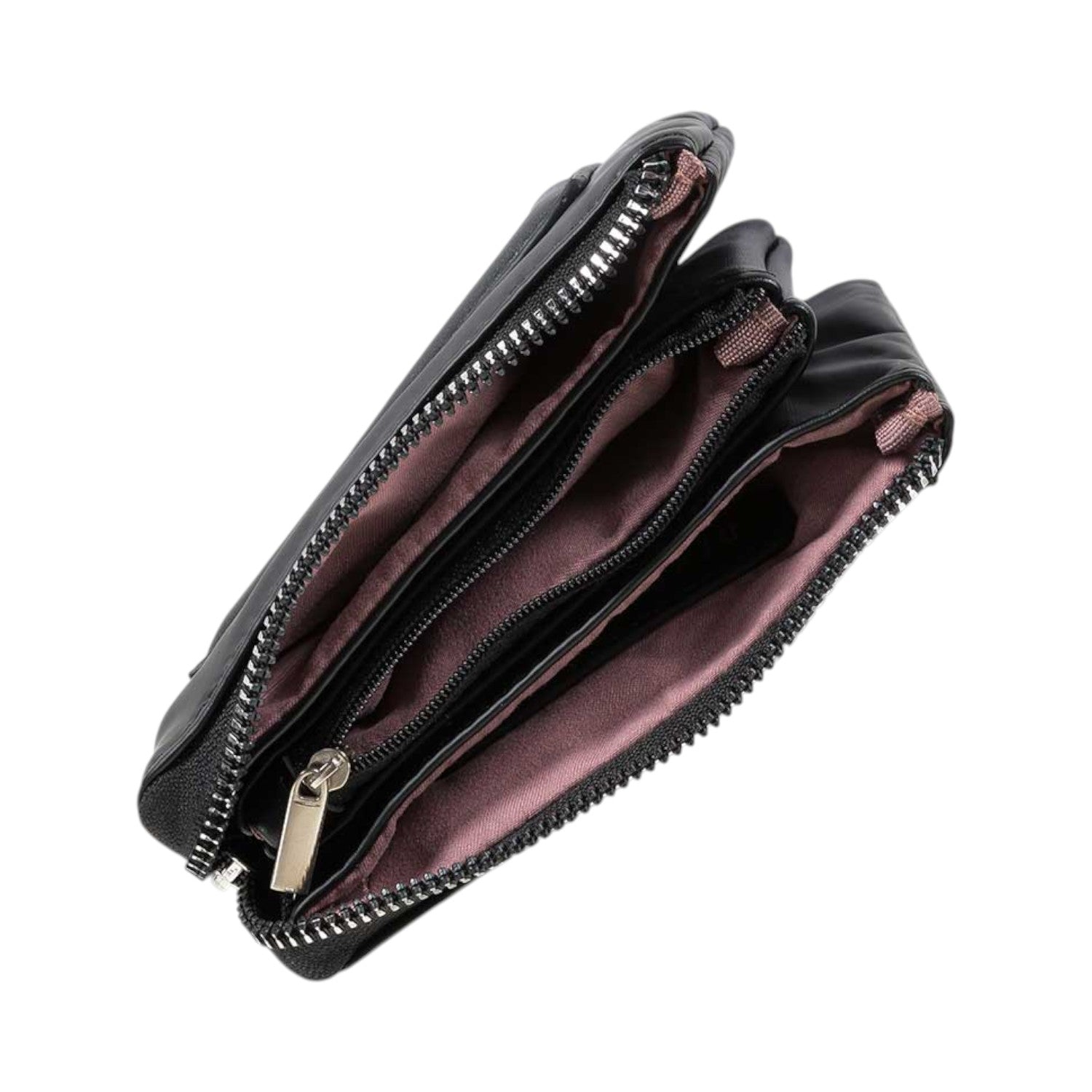 Monedero triple Devota & Lomba Sunrise Negro - KimondoShop