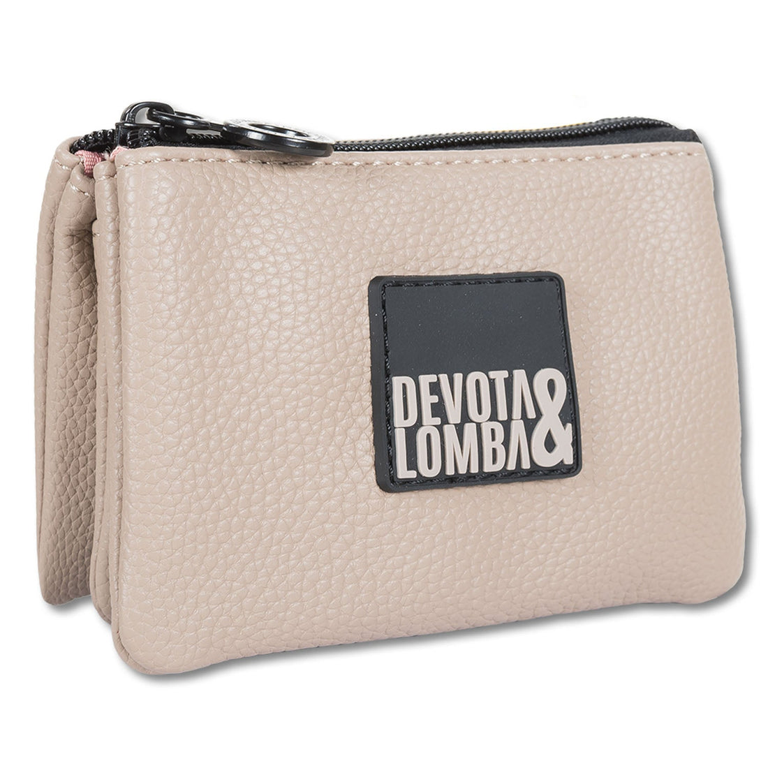 Monedero triple Devota & Lomba Taupe - KimondoShop