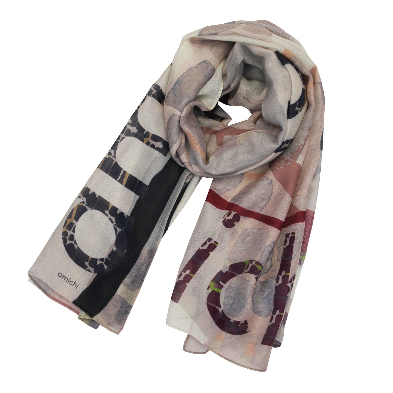 Pañuelo Amichi Print formas - KimondoShop