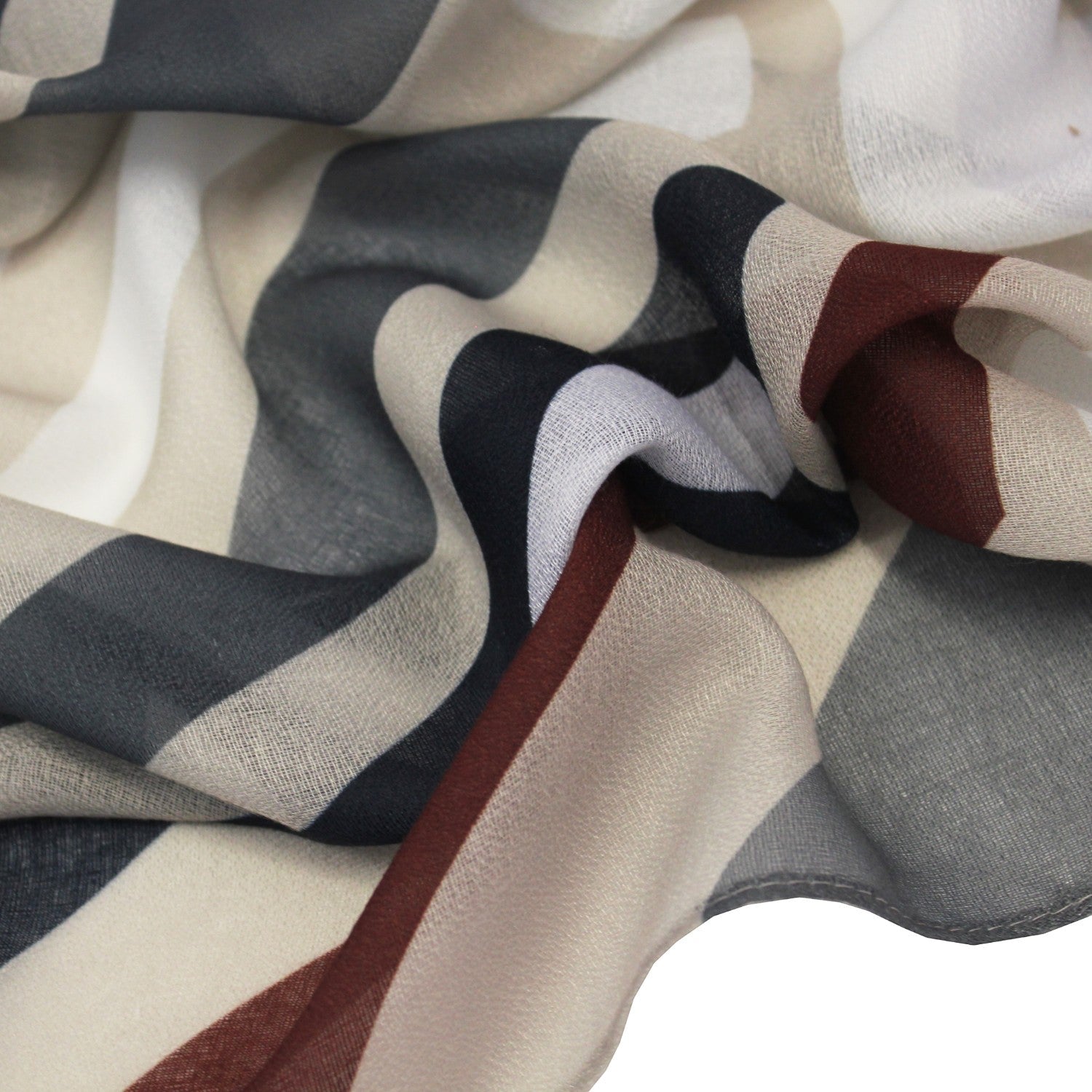 Pañuelo Amichi Print formas gris - KimondoShop