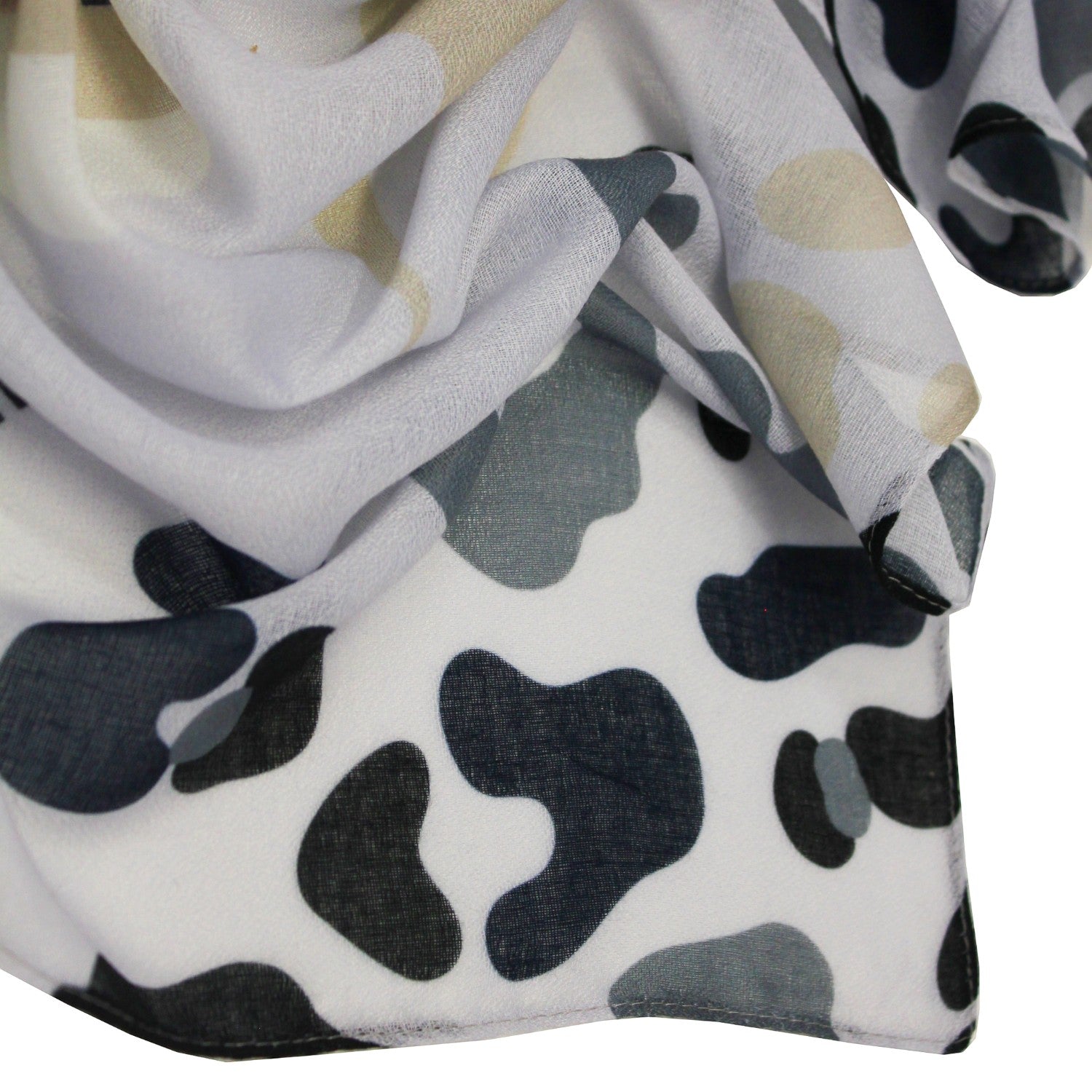 Pañuelo Amichi Print formas gris - KimondoShop