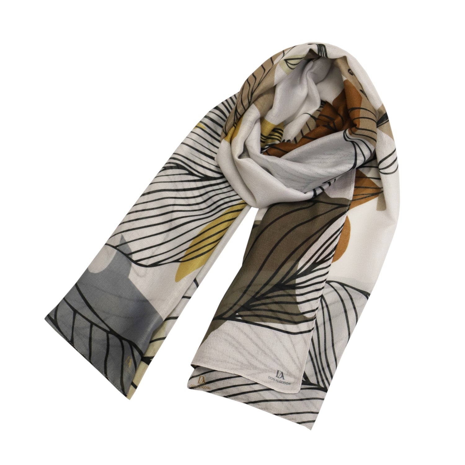 Pañuelo Don Algodon Hojas - KimondoShop