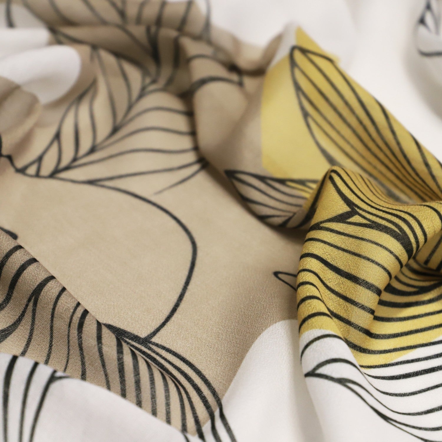 Pañuelo Don Algodon Hojas - KimondoShop