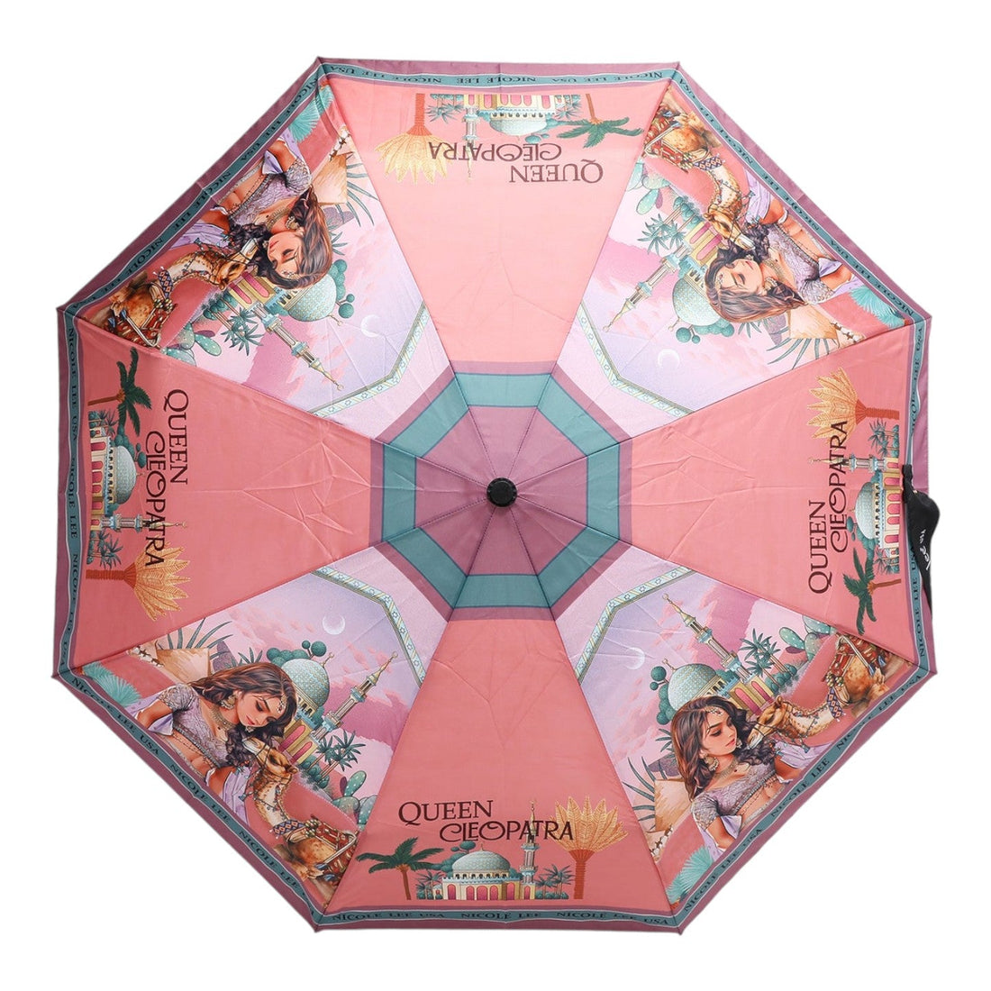 Paraguas plegable automático Nicole Lee Queen Cleopatra - KimondoShop