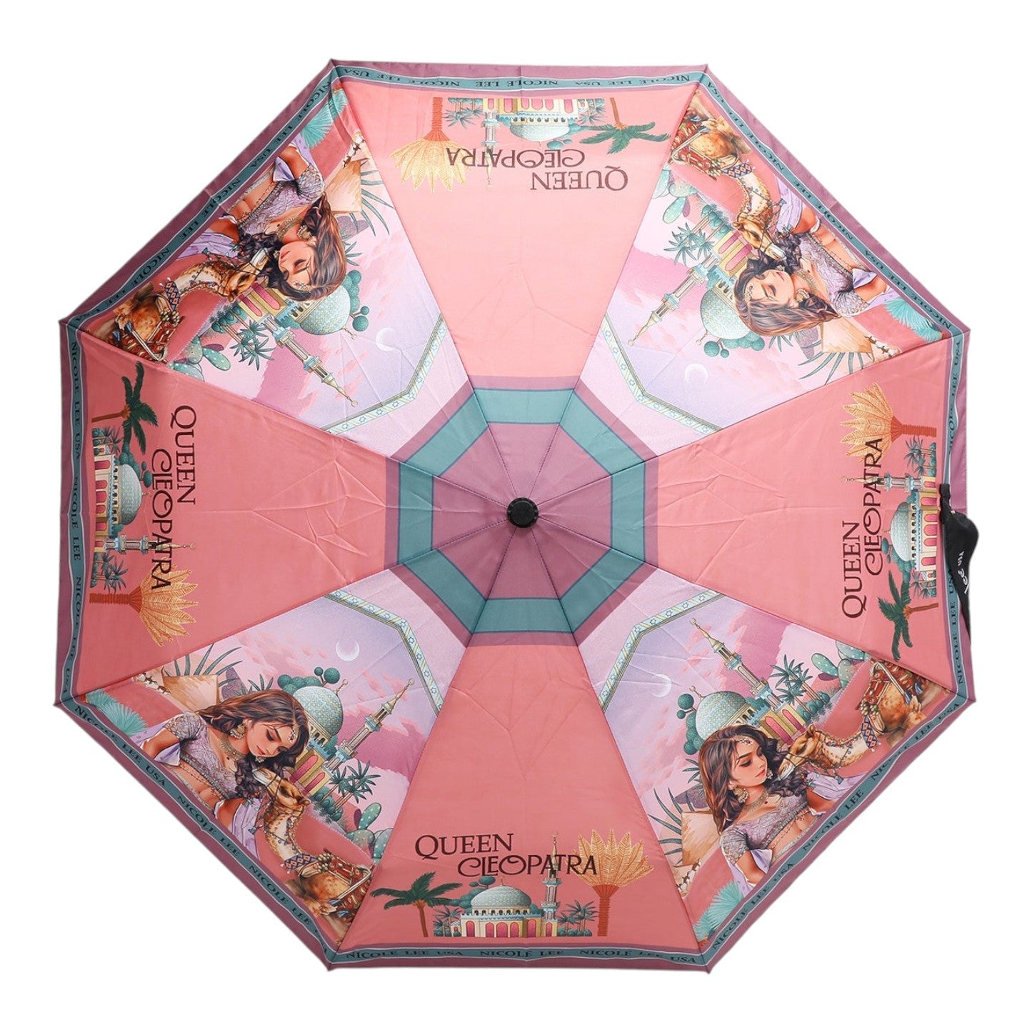 Paraguas plegable automático Nicole Lee Queen Cleopatra - KimondoShop