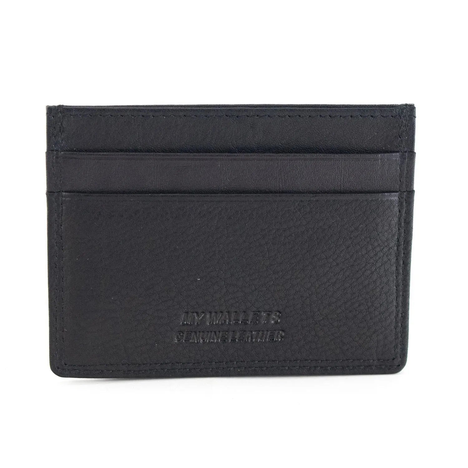 Tarjetero de hombre MyWallets plano en piel - KimondoShop