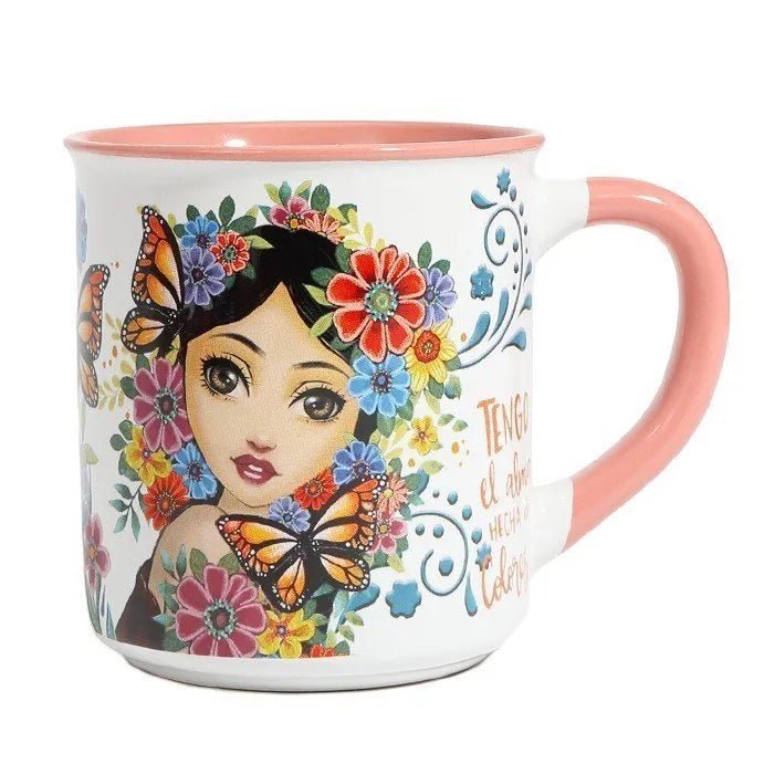 Taza cerámica Nicole Lee Alma de Colores - KimondoShop