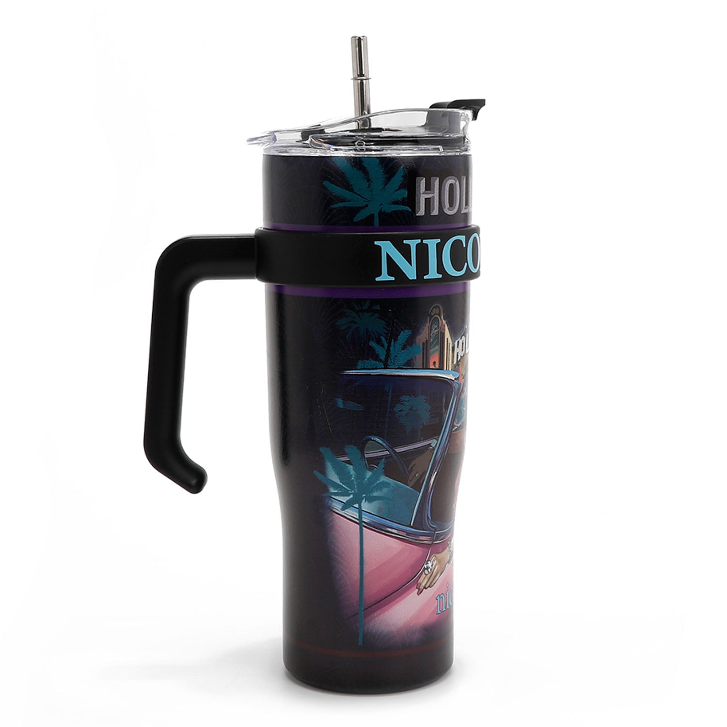 Vaso térmico con asa Nicole Lee Hollywood Drive - KimondoShop